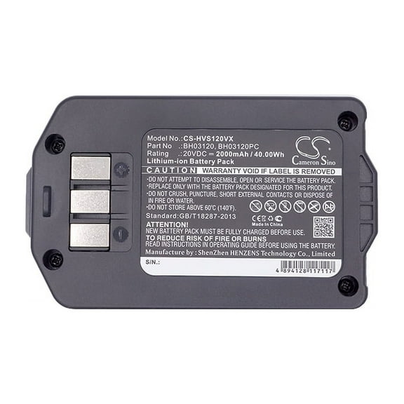 Replacement Battery for Hoover Air Cordless 2-in-1 Deluxe Stick, Air Life, Air Life 2.0, Air Life 3.0, BH50100, BH50110, BH50120, BH50121, BH50130, BH50140, BH52120PC, BH52160PC, Handheld Vacuum