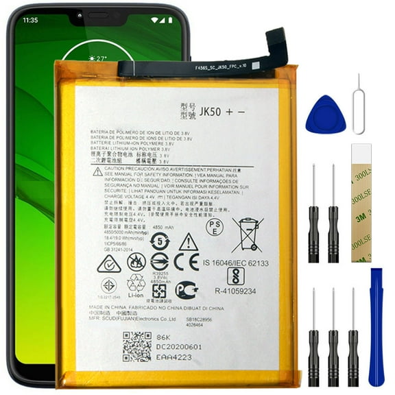 Replacement Battery JK50 For Motorola Moto One Power P30 Note XT1942 Tool