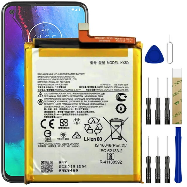 Replacement Battery KX50 For Motorola Moto G Stylus XT2043-4 Tool