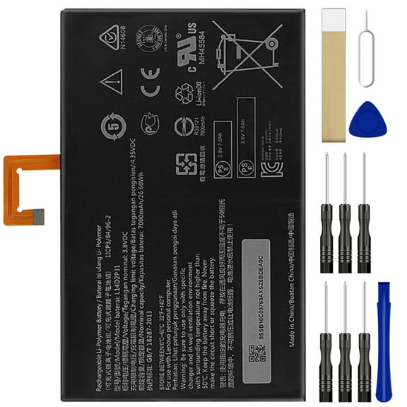 Replacement Battery L14D2P31 for Lenovo Tab 2 TB2-X30M Tool