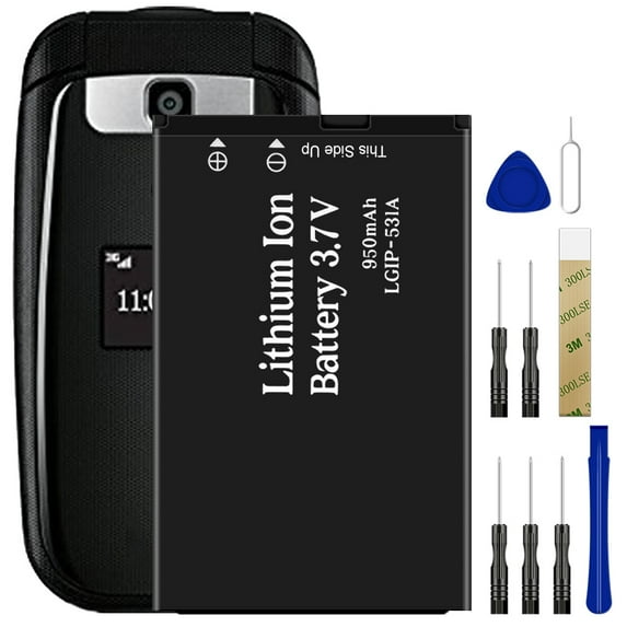 Replacement Battery LGIP-531A SBPL0091403 For LG Fluid II 2 AN170 Tool
