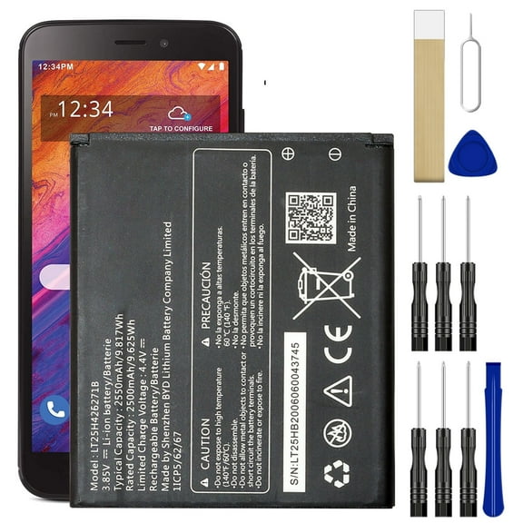 Replacement Battery LT25H426271B for AT&T Radiant Core U304AA/Cricket Icon Smartphone U304AA Battery Free Adhesive Tool Kits