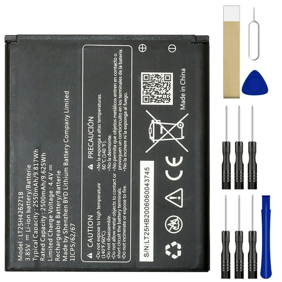Replacement Battery LT25H426271B for TracFone BLU View 1 B100DL A405DL Tool