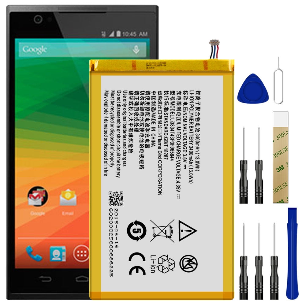 Replacement Battery Li3834T43P3h965844 For T-Mobile ZTE ZMAX Replacement Battery Li3834T43P3h965844 For T-Mobile ZTE ZMAX