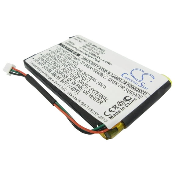 Replacement Battery for Magellan RoadMate 1400,RoadMate 1412,RoadMate 1430,RoadMate 1445,RoadMate 1445T,RoadMate 1475T,RoadMate-1470,PN:0829FL22538,384.00019.005,5390-B101-0780,1300mAh