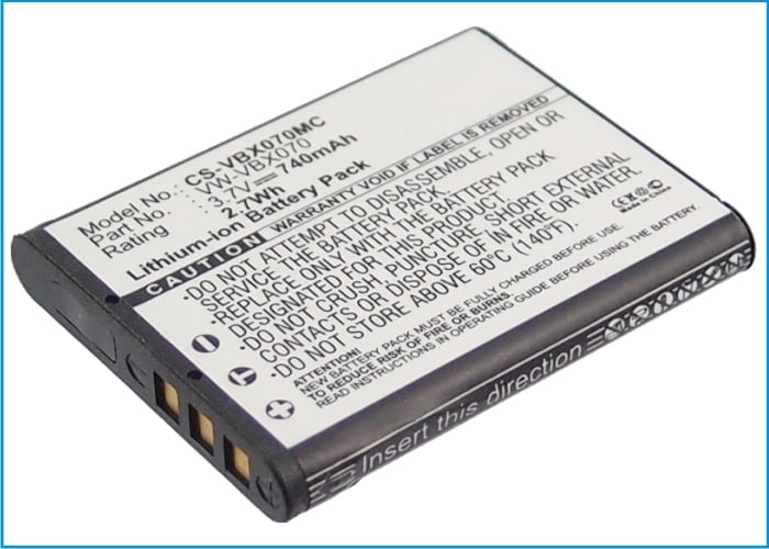 Akku kompatibel mit Panasonic VW-VBX070 - Li-Ion 700mAh - für HX-DC1