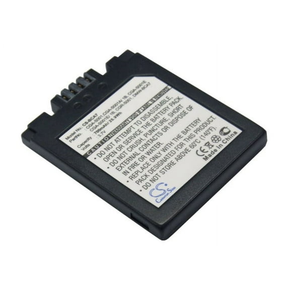 Replacement Battery for Panasonic Lumix DMC-FX1GC-G,Lumix DMC-FX1GC-R,Lumix DMC-FX1GC-S,Lumix DMC-FX5,Lumix DMC-FX5EG,Lumix DMC-FX5EG-A,Lumix DMC-FX5EG-S,Lumix DMC-FX5EN,700mAh