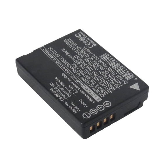 Replacement Battery for Panasonic Lumix DMC-ZS3K,Lumix DMC-ZS3R,Lumix DMC-ZS3S,Lumix DMC-ZS5,Lumix DMC-ZS5A,Lumix DMC-ZS5K,Lumix DMC-ZS5S,Lumix DMC-ZS6K,Lumix DMC-ZS7,890mAh