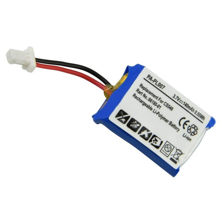 Replacement Battery for Plantronics CS540 C054 Wireless Headset
