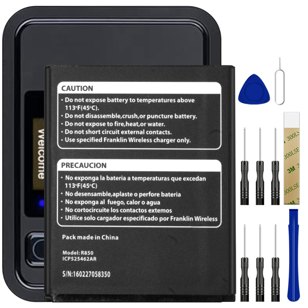 Replacement Battery R850 For Franklin Wireless Mobile Hotspot T9 by T-Mobile Tool