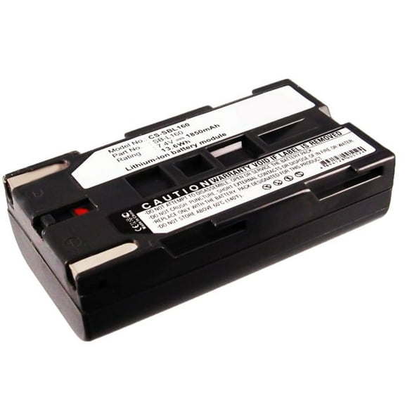 Replacement Battery for Samsung SCL810,SCL860,SCL870,SCL901,SCL903,SCL906,SCL907,SCW80,SCW87,SCW97,VP-L500,VP-L520,VP-L530,VP-L550,VP-L800,SB-L110A,SB-L160,SB-L320,7.4V/1850mAh