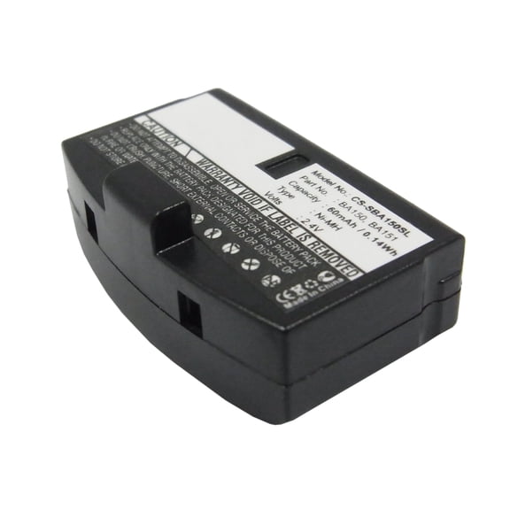 Replacement Battery for Sennheiser RS-6,RS-60,RS-65,RS-8,RS-80,RS-85,SET 20,Set 250,Set 2500,Set 250S,Set 500,Set 50TV,Set 810,Set 810S,BA150,BA151,BA152,WEST-BA151,2.4V/60mAh