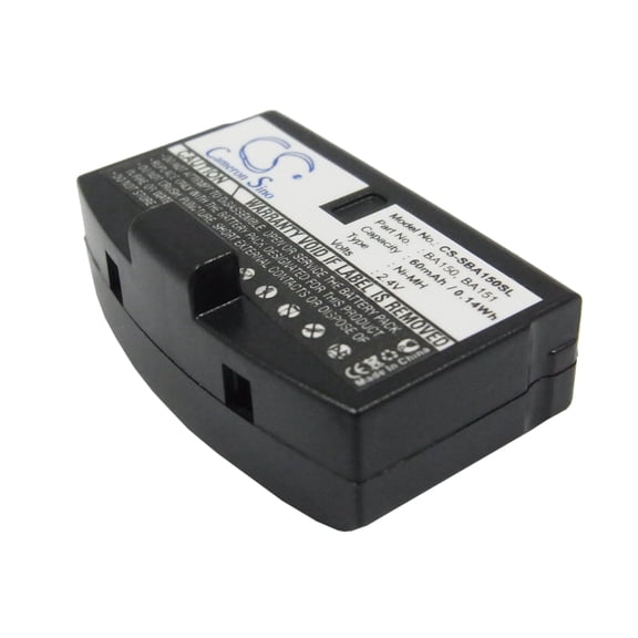 Replacement Battery for Sennheiser RS-6,RS-60,RS-65,RS-8,RS-80,RS-85,SET 20,Set 250,Set 2500,Set 250S,Set 500,Set 50TV,Set 810,Set 810S,PN:BA150,BA151,BA152,WEST-BA151,2.4V/60mAh