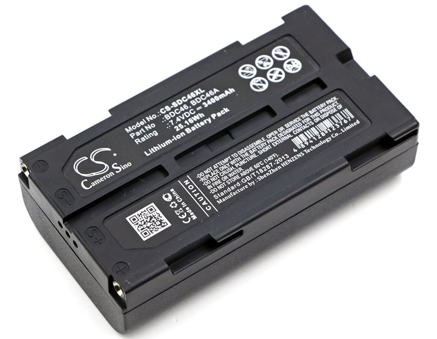 Replacement Battery for Sokkia SET550RX,SET6 30RK,SET600,SET610,SET630,SET630R,SET630R3,SET630RK,SET650RX,SHC-336,SHC-336 data collector,STRATUS L1 GPS,3400mAh/7.4V