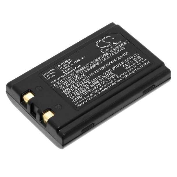 Replacement Battery for Symbol PT1700,SPT1700,SPT1733,SPT1734,SPT1740,SPT1742,SPT1746,SPT1800,SPT1833,SPT1834,SPT1837,SPT1840,SPT1842,SPT1846,SPT2700,3.7V/1800mAh
