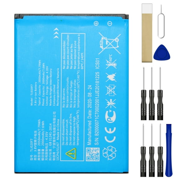 Replacement Battery TLi020F7 For AT&T Alcatel Tetra 5041C Tool