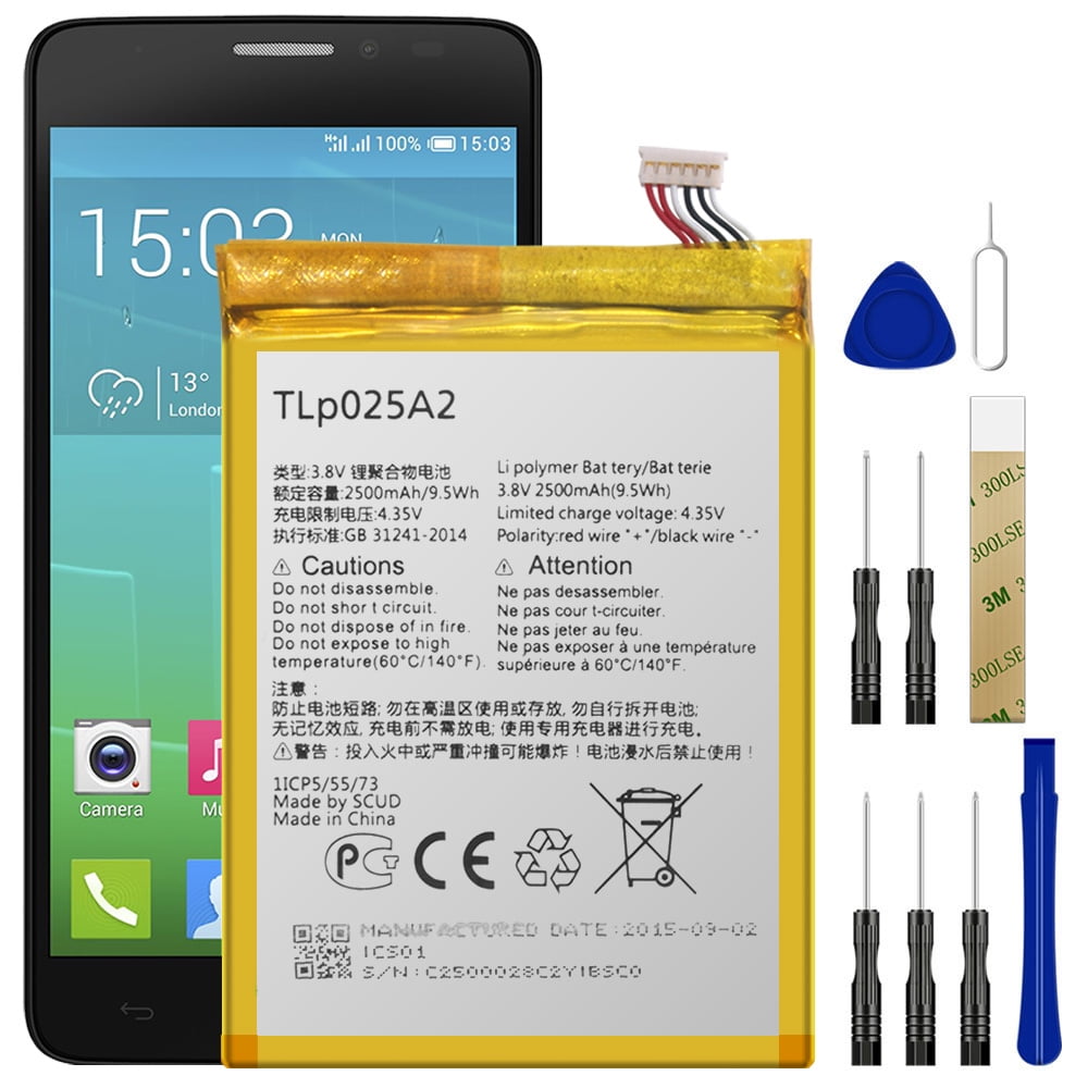 Replacement Battery TLp025A2 For Boost Mobile Alcatel One Touch ...