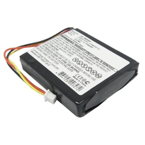 Replacement Battery for TomTom 4K00.100,4N00.004,4N00.004.2,4N00.005,4N00.006,4N00.012,4N01.000,4N01.001,4N01.002,4N01.003,NVT2B225,One,One 3rd Edition Dach,One Europe,3.7V/1100mAh