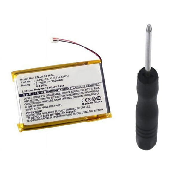 Replacement Battery + Tool for Jabra Pro 9400 9450 9560 9465 9470 Pro 94 Logitech BH970 Wireless Headset Repair Part Fix Dead Power Low Charge Issue