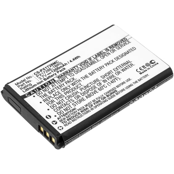 Replacement Battery for Toshiba Camileo Air 10,Camileo B10,Camileo B10 Pocket,Camileo P100,Camileo P100 HD,084-07042L-072,PX1728,PX1728E-1BRS,PX1728U,3.7V/1200mAh