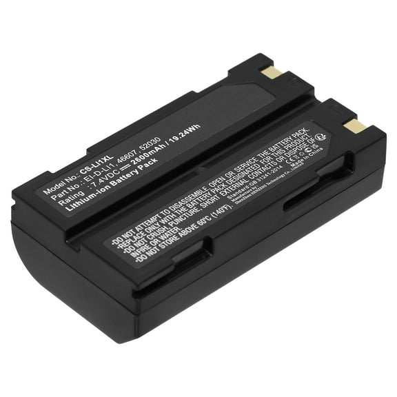 Replacement Battery for Trimble 54344,5700,5700 Receiver,5800,92600,DINI03,MT1000,R4,R6,R7,R8,R8 Model 2 Receiver,R8 Model 3 Receiver,R8 Model 4 Receiver,2600mAh