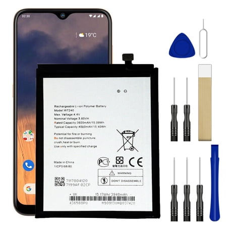 Replacement Battery WT240 For Nokia 2.3 6.2" TA-1214 TA-1206 Tool