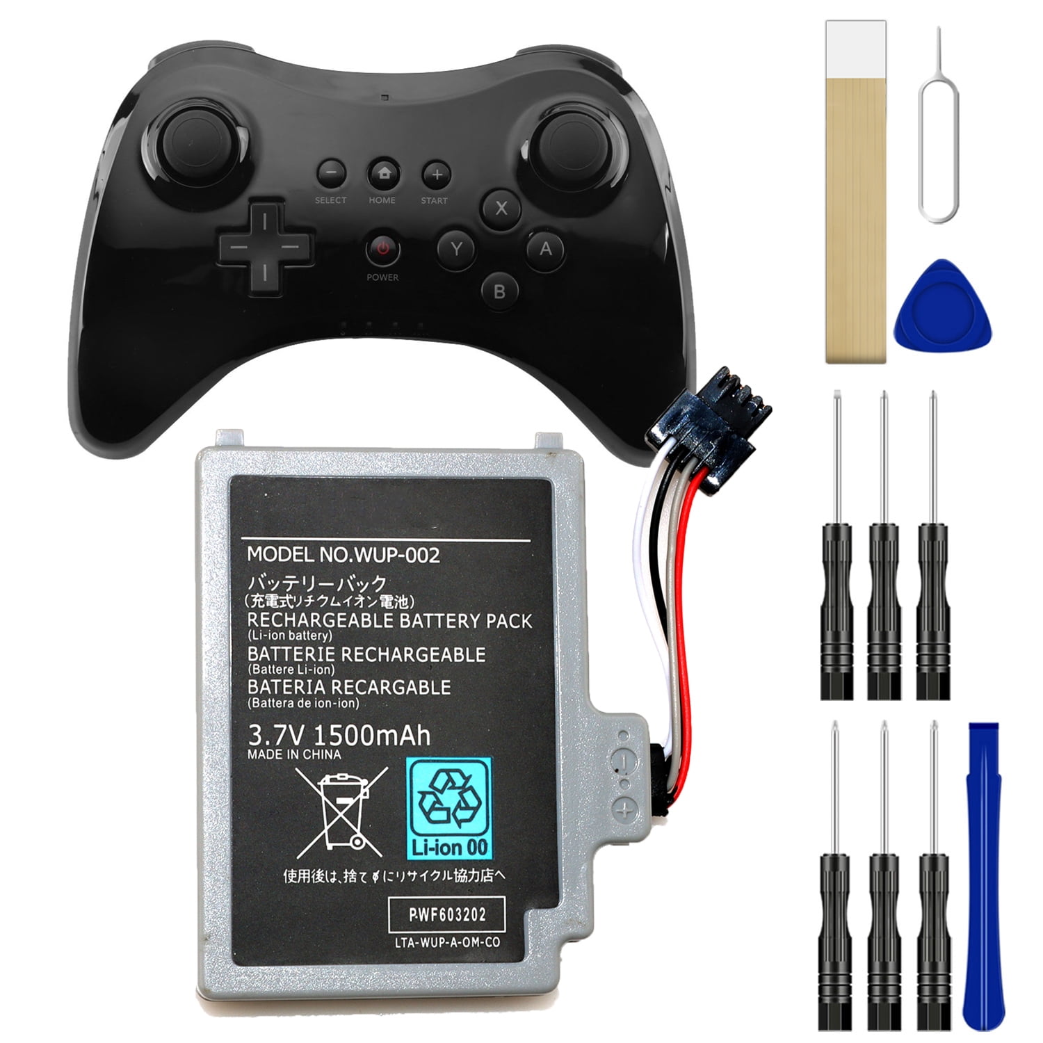 Nintendo Wii U GamePad WUP-003 Replacement Battery:  Game