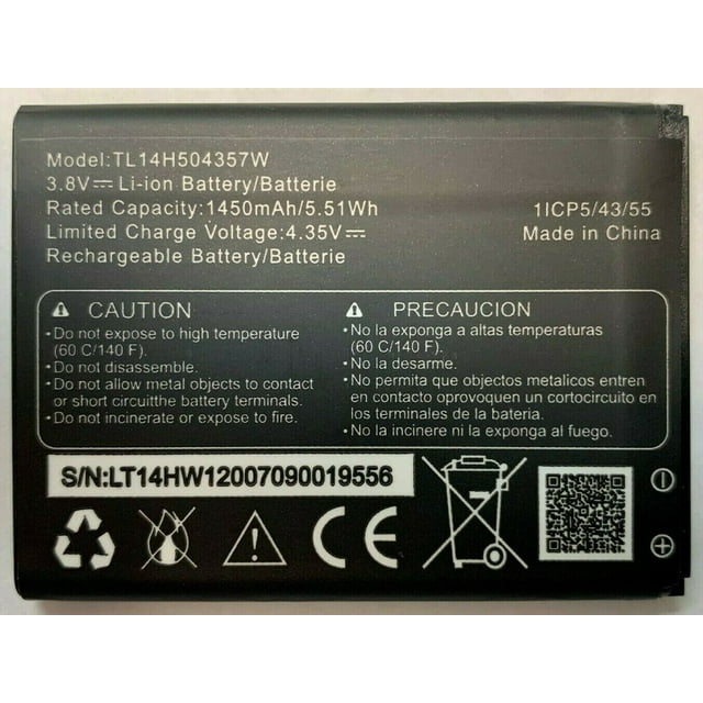 AT&T Cingular Flip IV U102AA TL14H5044357W Replacement Battery Same