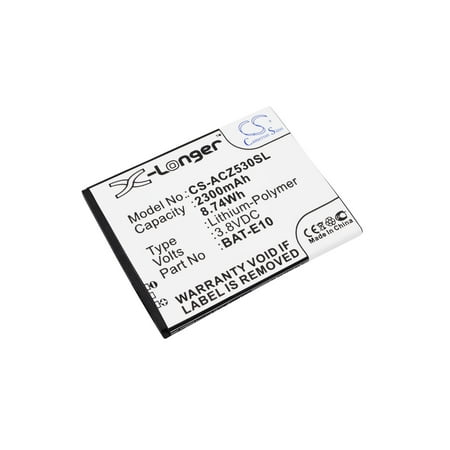 Replacement Battery for Acer Liquid Z530,Liquid Z530S,T02,BAT-E10,BAT-E10(1ICP4/58/71),KT.0010K.009,2300mAh,Mobile Phone battery