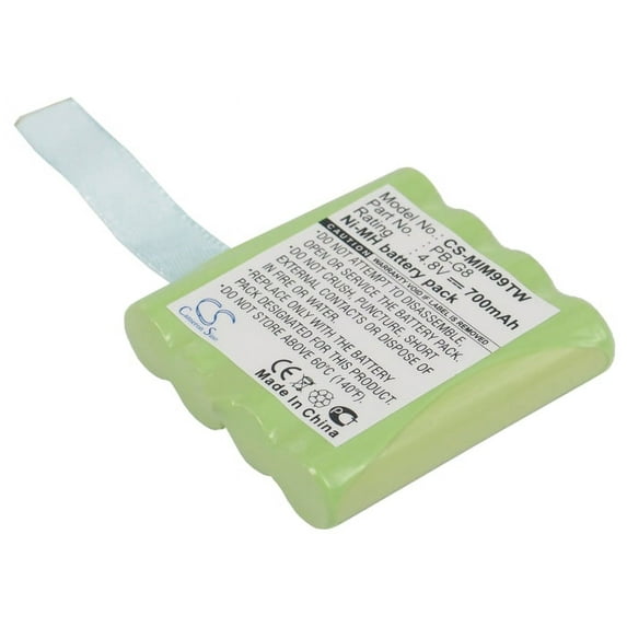 Replacement Battery for Alan 441, 443, 5006,PN:PB-G8,4.8V/700mAh
