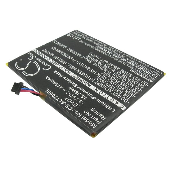 Replacement Battery for Alcatel One Touch EVO 7,OT-T70,T70-2AALDE1,PN:CAB4160000C1,EVO7,4150mAh