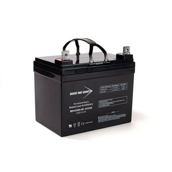 Replacement Battery for Alpha Cell SMU-HR 12-35 by Bright Way