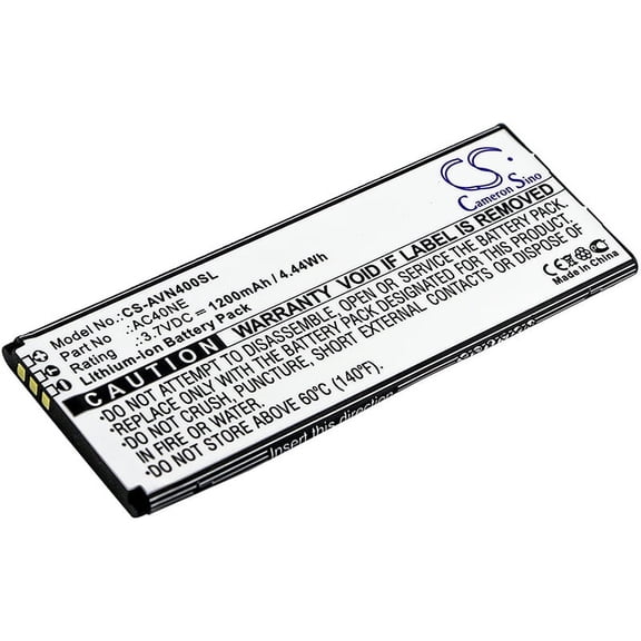 Replacement Battery for Archos 40 Neon,AC40NE,1200mAh,Mobile Phone battery