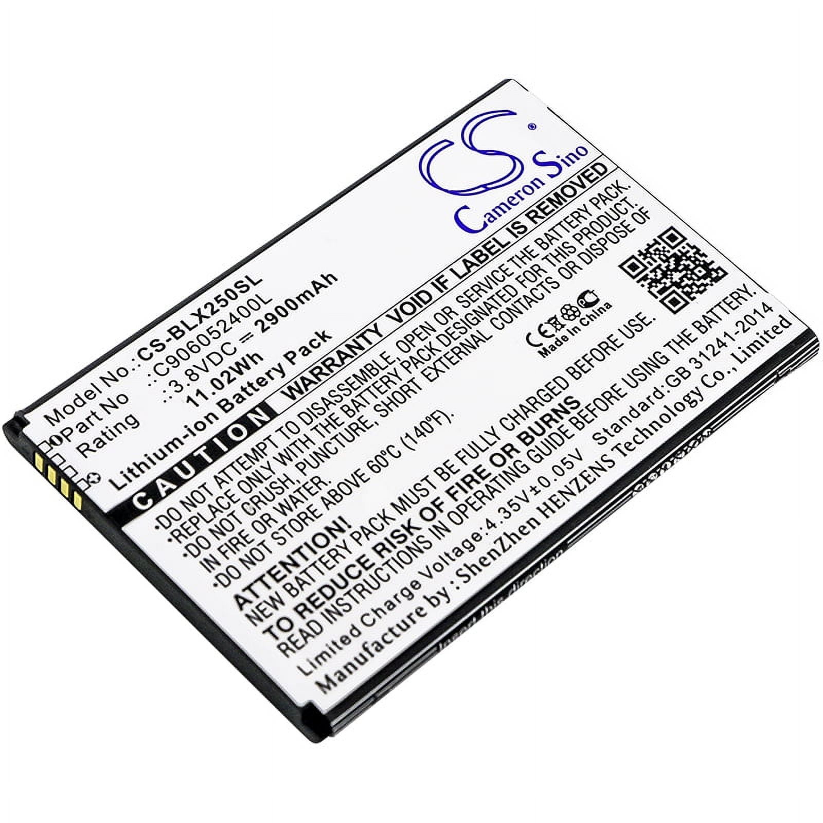 Blu R2 Battery Replacement Battery for BLU E050,E050U,Energy X2,C906052400L,2900mAh ...