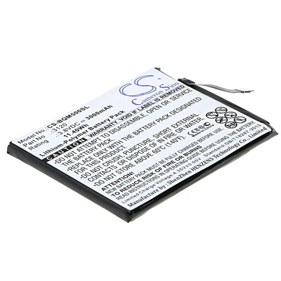 Replacement Battery for BQ Aquaris M5,3120,3000mAh,Mobile Phone battery