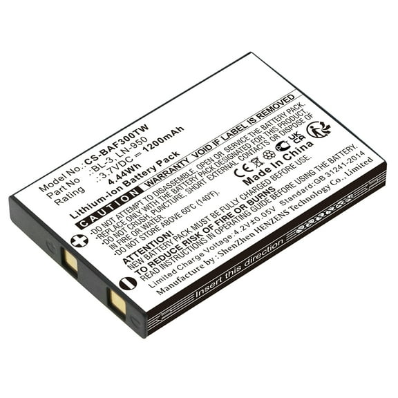 Replacement Battery for Baofeng BF-R5,BF-T6,C5,UV3R,UV-3R,Part Number:BL-3,1200mAh