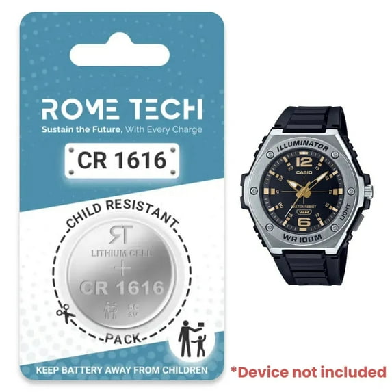 Replacement Battery for CASIO MWA100H-1A2V Watch