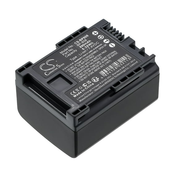 Replacement Battery for Canon 2740B002,BP-808,890mAh
