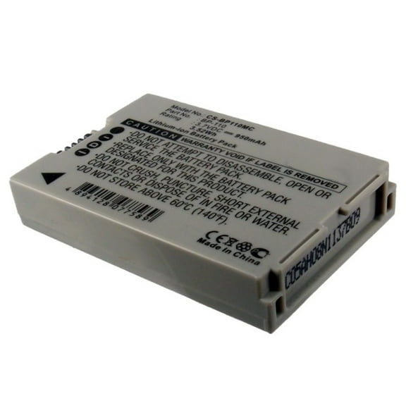 Replacement Battery for Canon Legria HF R205,Legria HF R206,Legria HF R26,Legria HF R27,Legria HF R28,LegriaHF R26,3.7V/950mAh
