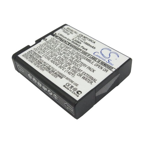 Replacement Battery for Casio NP-130,NP-130A,1500mAh