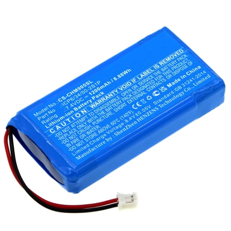 Replacement Battery for Chord MOJO Headphone Amplifier,ICP6/34/50-2S1P,1200mAh