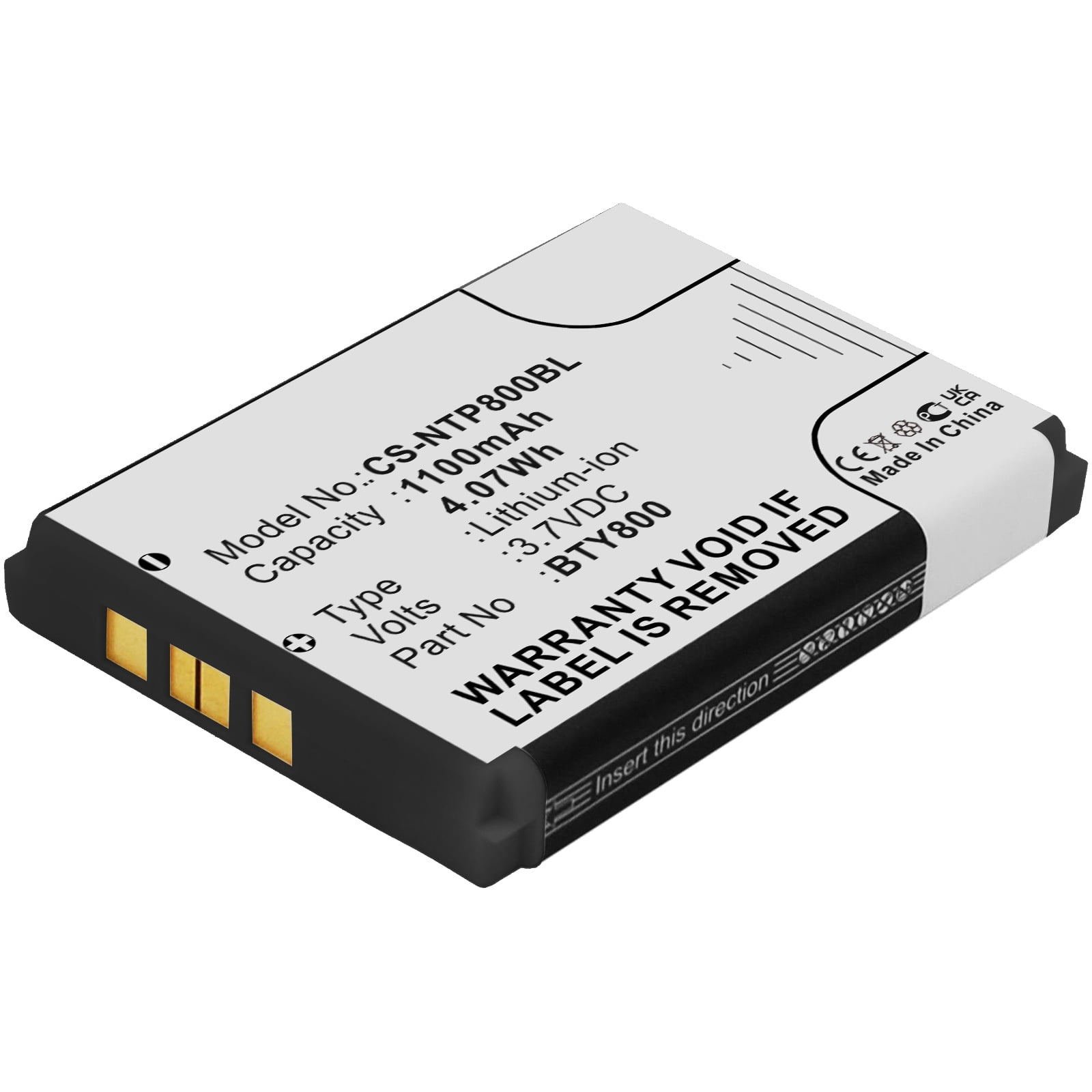Replacement Battery for CipherLab 8000,8200,8230,8300,CPT-8300,BA ...