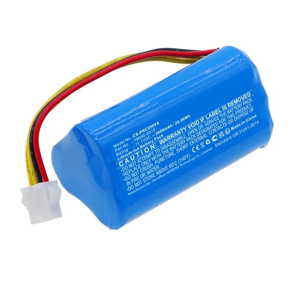 Replacement Battery for CleanMate S460,2600mAh
