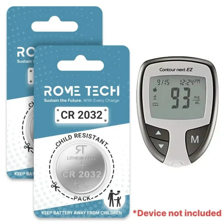 その他 CONTOUR ROME Replacement Battery for Contour Next EZ Blood Glucose