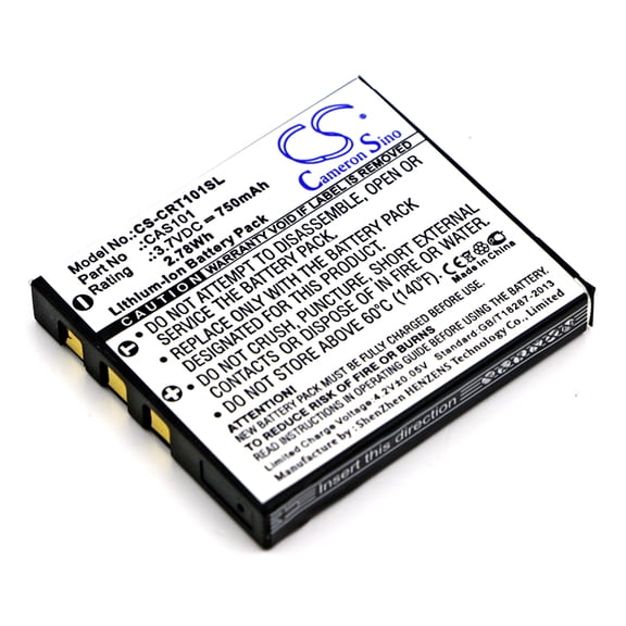 Replacement Battery for Creative Vado,Vado Pocket HD,Vado Video Cam,VF0570,PN:CAS101,750mAh