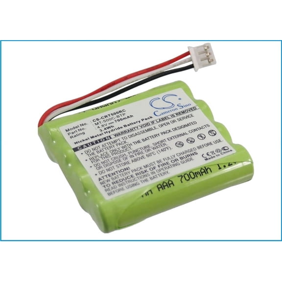 Replacement Battery for Crestron MT-500C-BTP,4.8V/700mAh