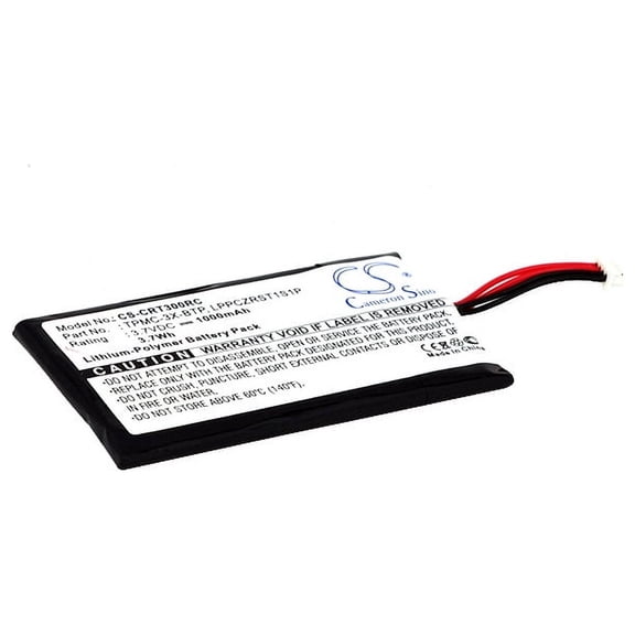 Replacement Battery for Crestron MTX-3,Prodigy PTX3,PTX3,TPMC-3X Touchpanel,TPMC-3X-L,LPPCZRST1S1P,TPMC-3X-BTP,3.7V/1000mAh