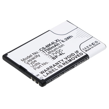 Replacement Battery for DIGMA EB-4L,1700mAh