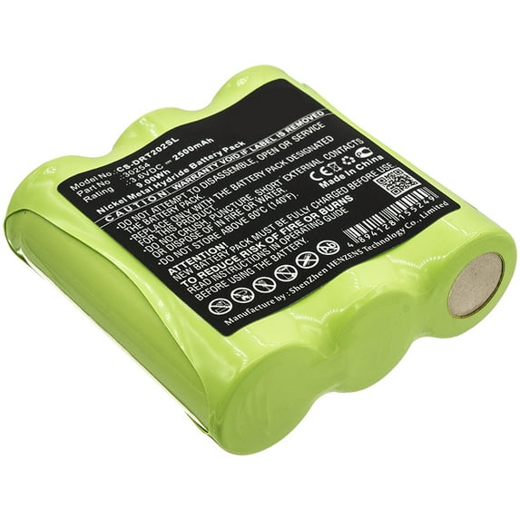Replacement Battery for Deviser DS2002,DS2002H,Part Number:30254,2500mAh