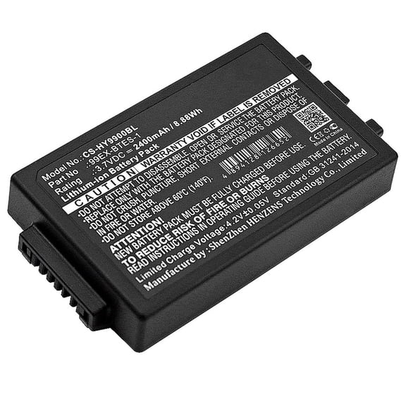 Replacement Battery for Dolphin 99EX,99EX-BTEC,99EXhc,99GX,99EX-BTEC-1,99EX-BTES-1,3.7V/2400mAh